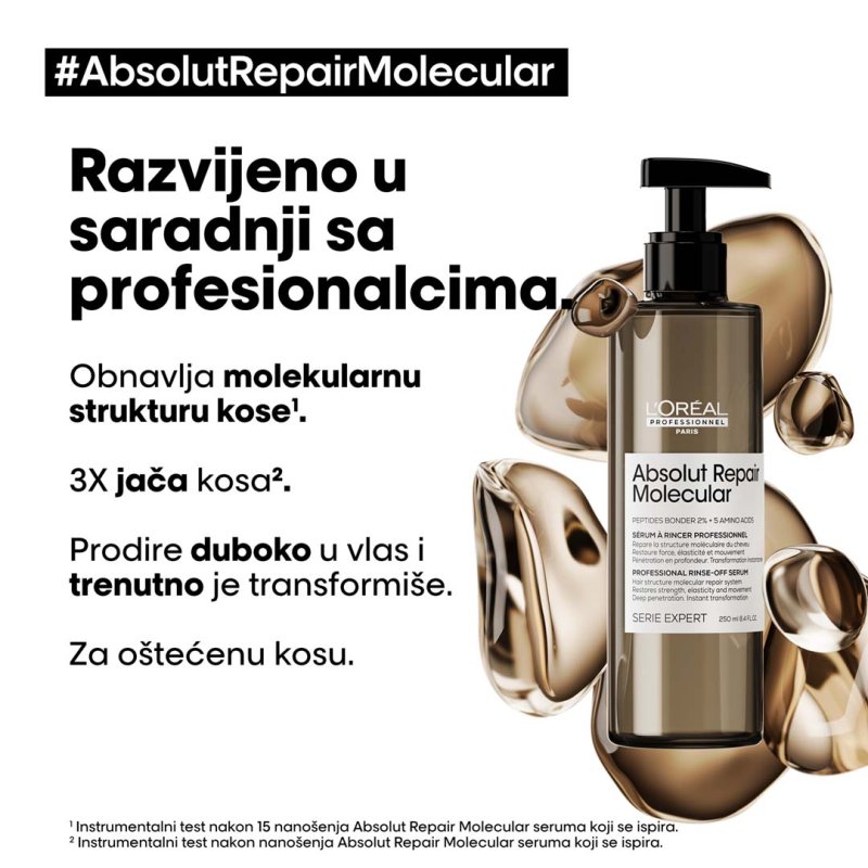 L’Oréal Professionnel Absolut Repair Molecular Serum Koji Se Ispira 250ml
