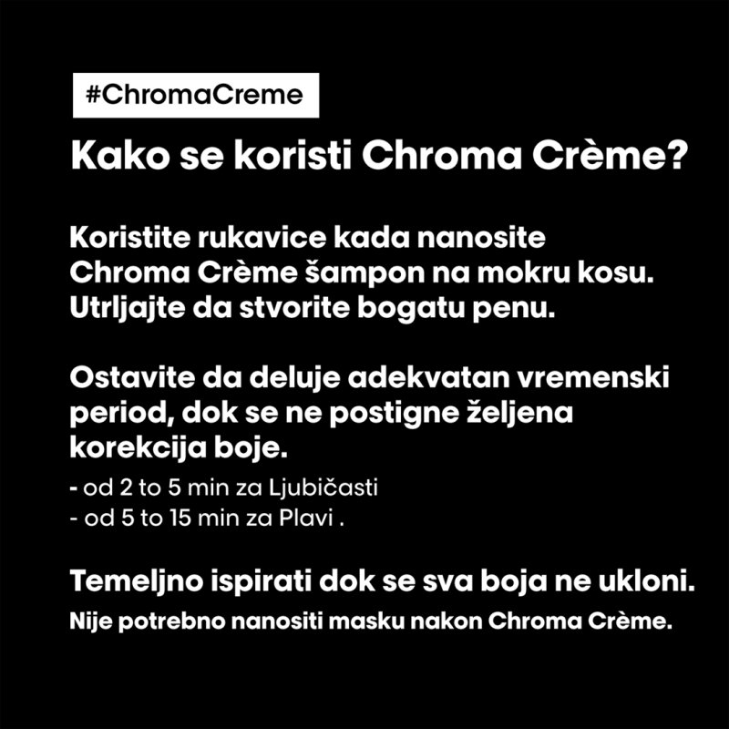 L'Oréal Professionnel Serie Expert Chroma Créme Ljubičasti Šampon 300ml