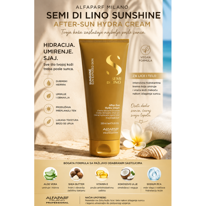 Alfaparf after sun face&body krema 200 ml