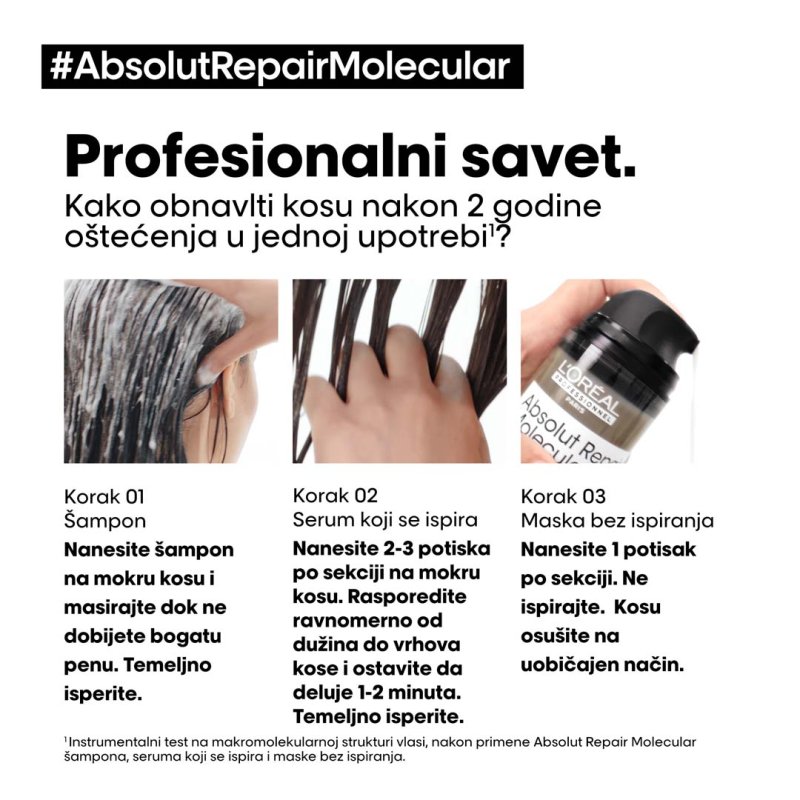 L’Oréal Professionnel Absolut Repair Molecular Serum Koji Se Ispira 250ml