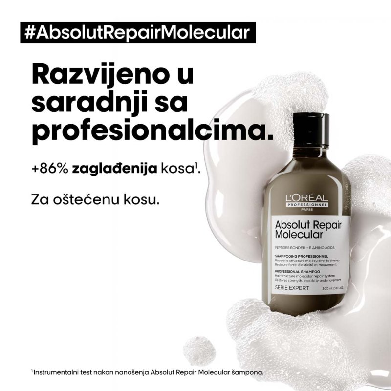 L’Oréal Professionnel Absolut Repair Molecular Šampon 300ml