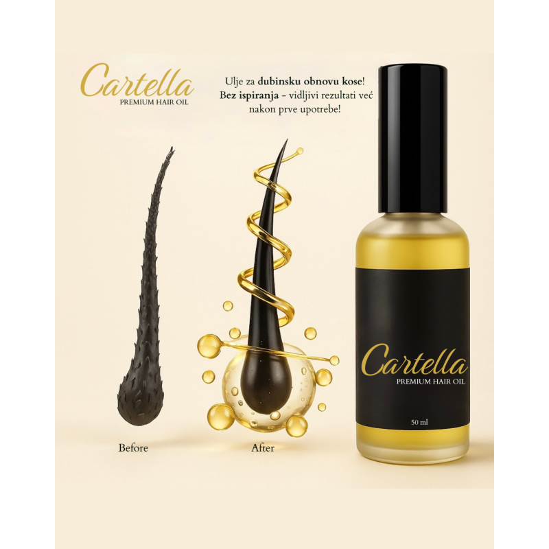 CARTELLA PREMIUM HAIR OIL + OLIVIA GARDEN BLACK