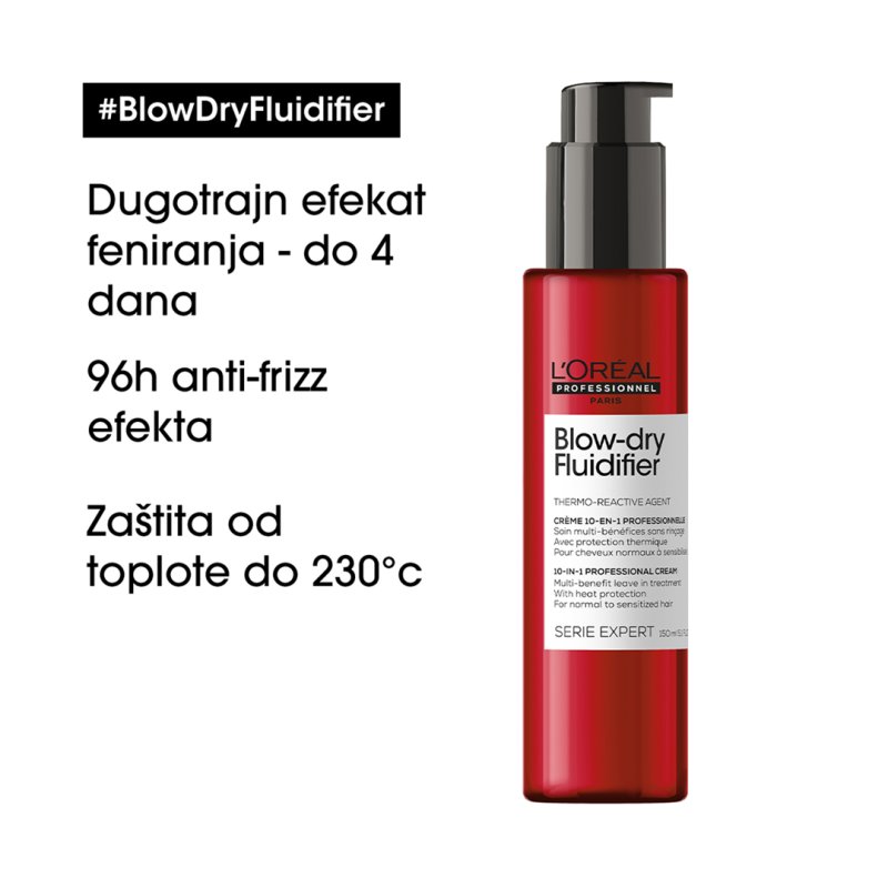 L’Oréal Professionnel Serie Expert Blow Dry Fluidifier Krema Za Kosu 150ml