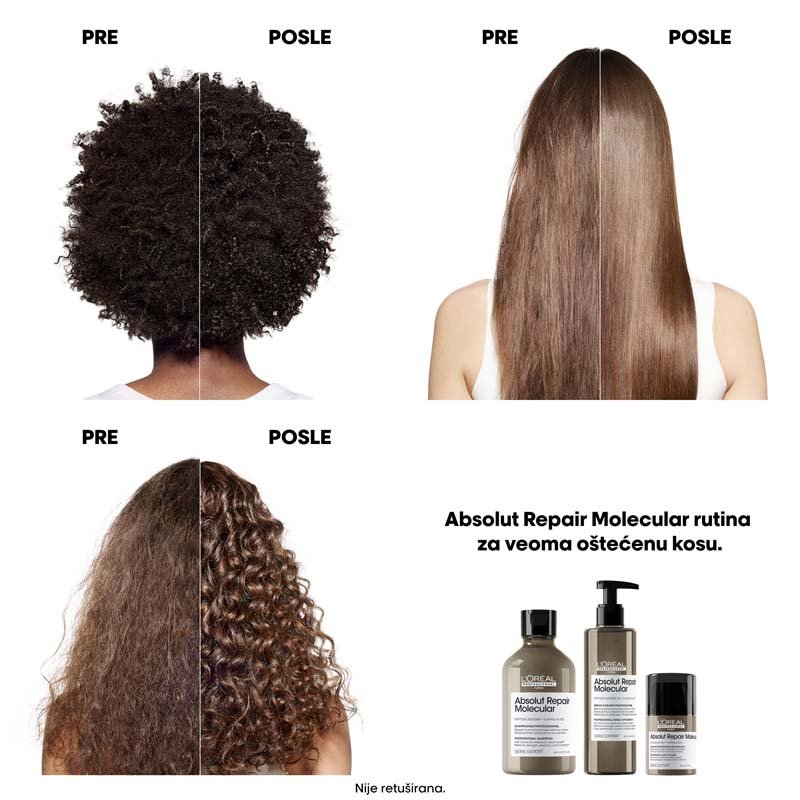 L’Oréal Professionnel Absolut Repair Molecular Maska Bez Ispiranja 50ml