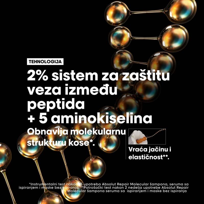 L’Oréal Professionnel Absolut Repair Molecular Maska Bez Ispiranja 50ml