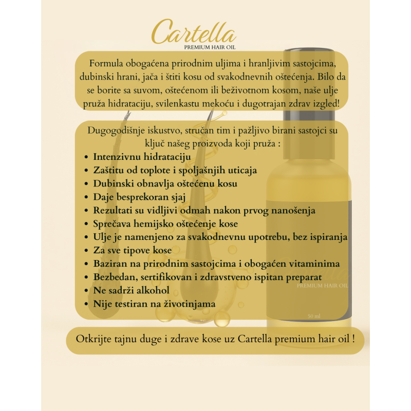 CARTELLA PREMIUM HAIR OIL + OLIVIA GARDEN BLACK