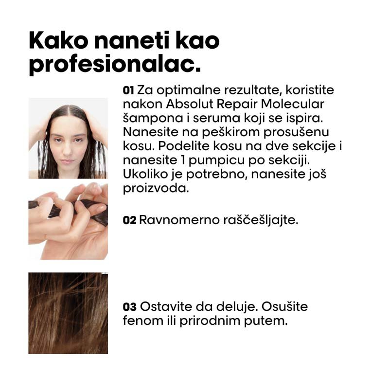 L’Oréal Professionnel Absolut Repair Molecular Maska Bez Ispiranja 50ml