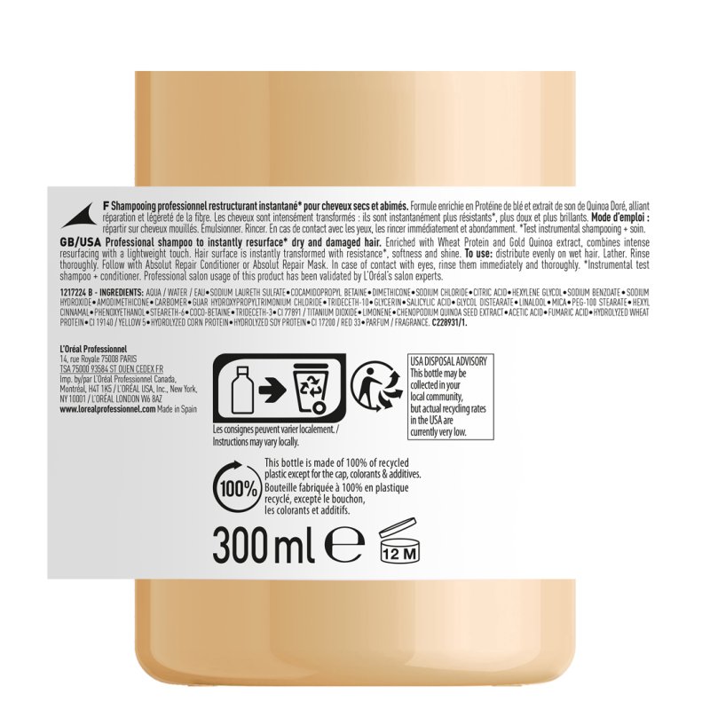 L’Oréal Professionnel Absolut Repair Šampon 300ml