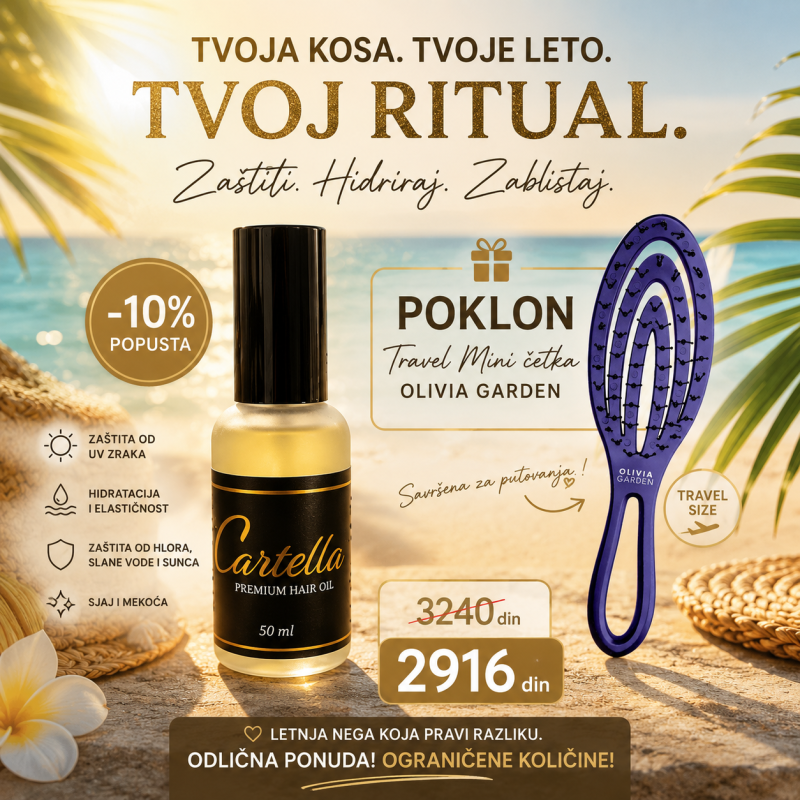 CARTELLA PREMIUM HAIR OIL + POKLON