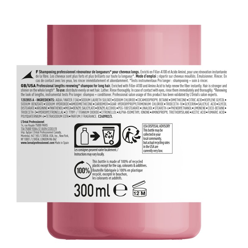 L’Oréal Professionnel Serie Expert Pro Longer Šampon 300ml