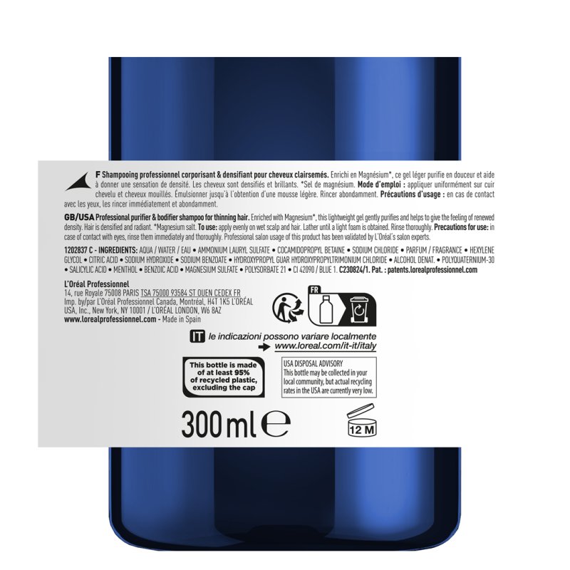 L’Oréal Professionnel Scalp Advanced Serioxyl Advanced Šampon Za Bujniju Kosu 300ml