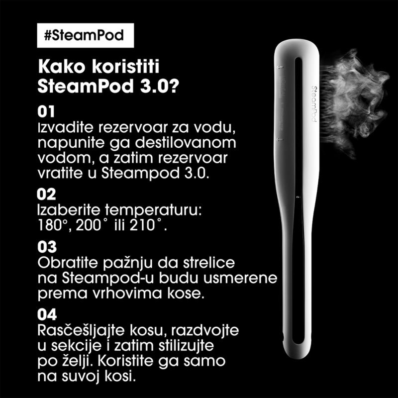 L`Oréal Professionnel Steampod presa za kosu 3.0